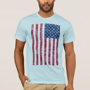 SHIRT Amerikaanse vlag (beschadigd)