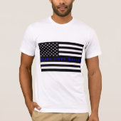 Shirt Amerikaanse vlag Black Lives Matter (Voorkant)