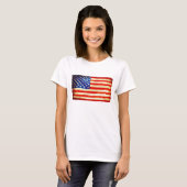 Shirt Amerikaanse vlag voor 4 juli - VS (Voorkant volledig)