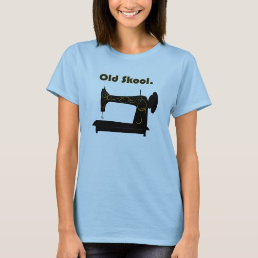 Shirt Antiek naaimachine (Voorkant)