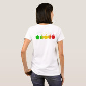 Shirt appels - kies stijl en kleur (Achterkant volledig)