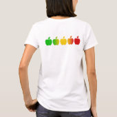 Shirt appels - kies stijl en kleur (Achterkant)