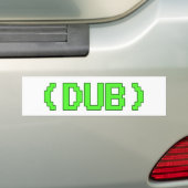 Shirt Arcade DUB Bumpersticker (Op auto)