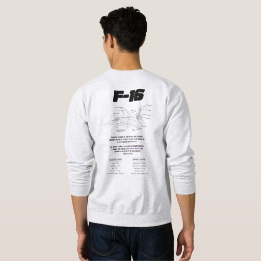 Shirt Army F-16 Falcon (Achterkant volledig)