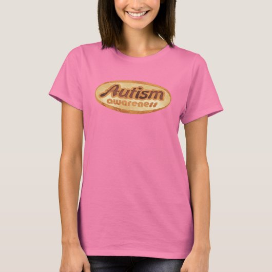 Shirt Autism Awareness (Oval-R1) (Voorkant)