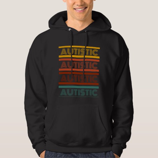 Shirt Autistic Retro Style (Voorkant)