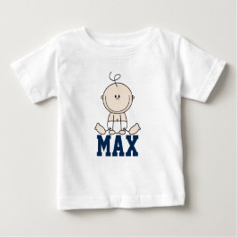 Shirt baby - illustratie baby met naam