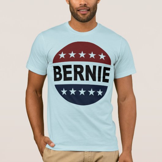 Shirt Bernie Sanders - Stemming Button Bernie Sand (Voorkant)