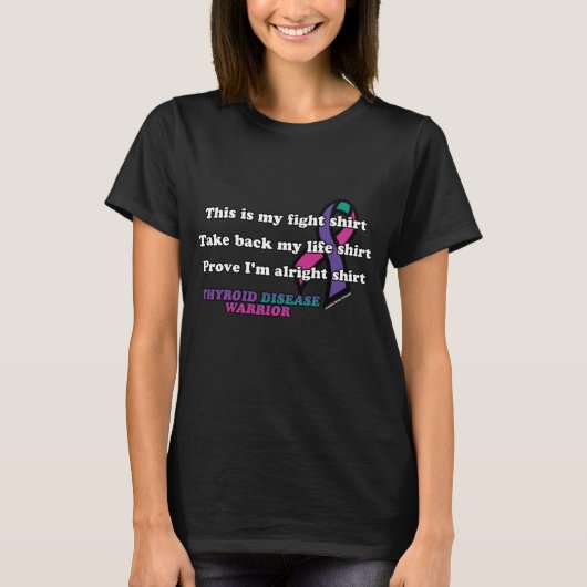 Shirt bestrijden... schildklierziekte (Voorkant)