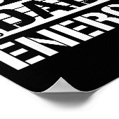 Shirt Big Dad Energy Funny Father’s Day Gym Tee Gi Poster (Hoek)