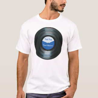 Shirt Blauw recordlabel