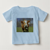 Shirt Blauwe Koe (Voorkant)