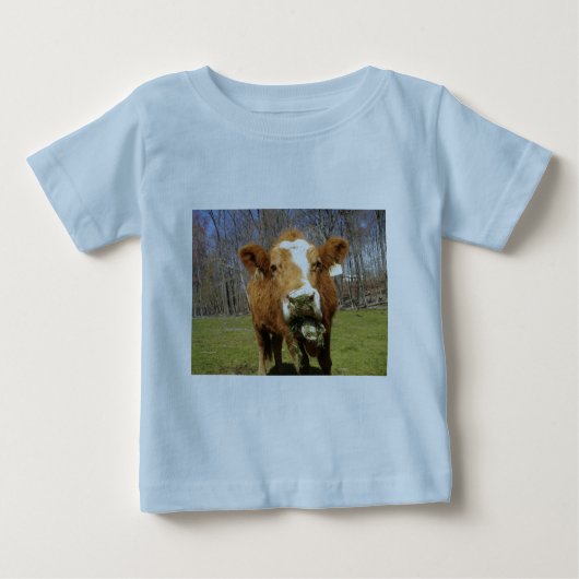 Shirt Blauwe Koe (Voorkant)