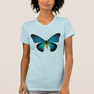 Shirt blauwe vlinder