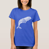 Shirt blauwe walvis (Voorkant)
