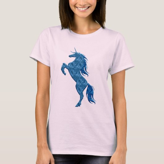 Shirt Blauwvuurunicorn (Voorkant)