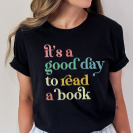 Shirt boekovers, een goede dag om te lezen