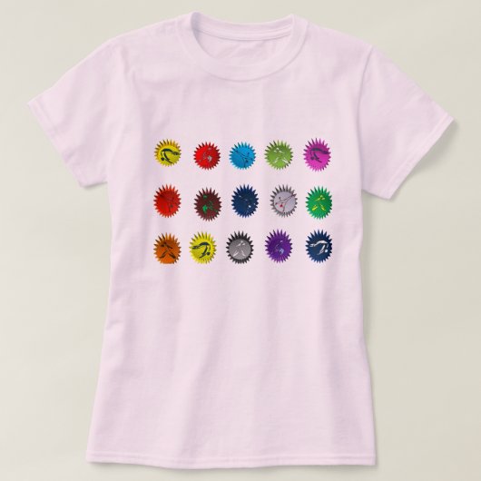 shirt capoeira stippen vechtsport (Design voorkant)