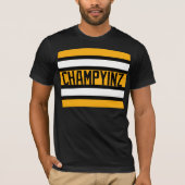 Shirt Champyinz voor Pittsburgh, PA Teams - YINZ (Voorkant)
