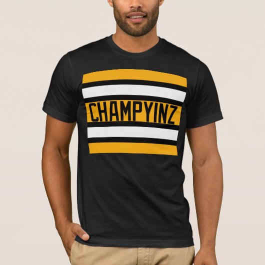Shirt Champyinz voor Pittsburgh, PA Teams - YINZ (Voorkant)