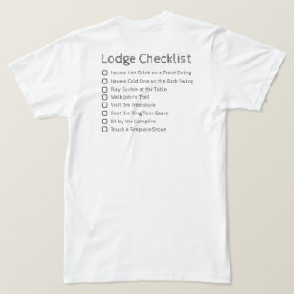 Shirt Checklist indienen