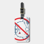 shirt cichorei bagagelabel (Voorkant verticaal)