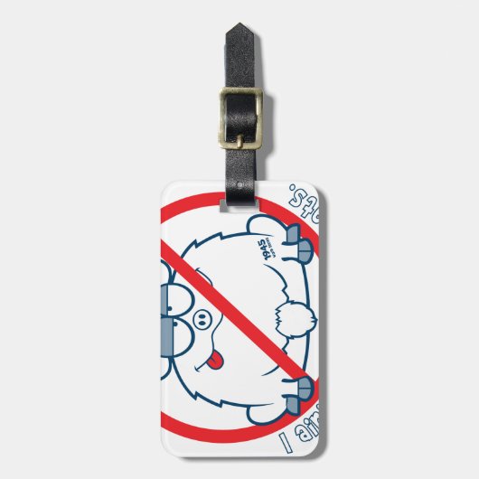 shirt cichorei bagagelabel (Voorkant verticaal)