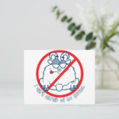 shirt cichorei briefkaart (Staand voorkant)