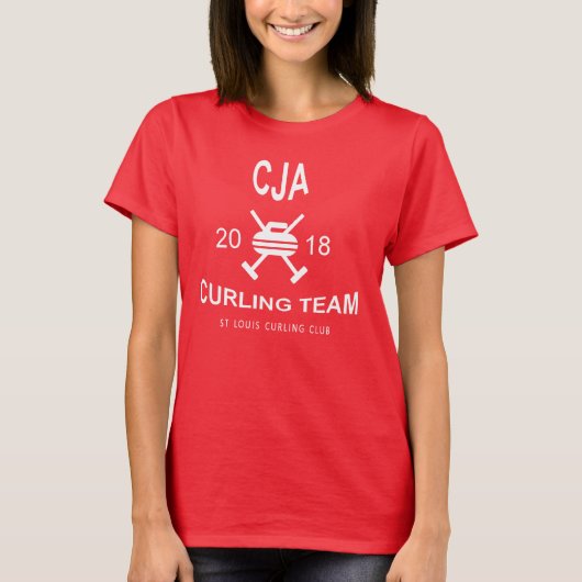 Shirt CJA-curling team (Voorkant)