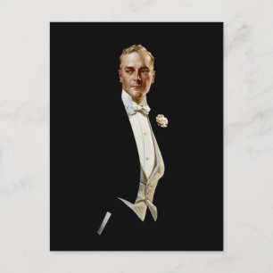 Shirt Collar Ad door Leyendecker Briefkaart