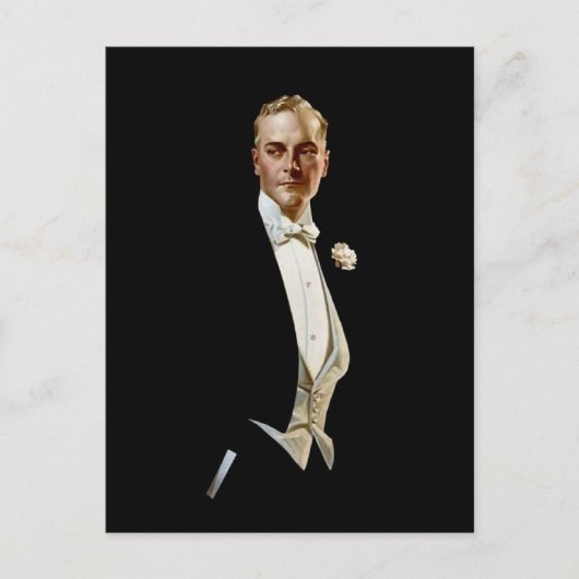 Shirt Collar Ad door Leyendecker Briefkaart (Voorkant)