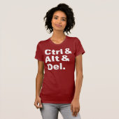 Shirt Ctrl & Alt & Del (Voorkant volledig)