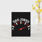 Shirt Dad Jokes Full Meter Funny Father’s Day Gift Kaart (Gele Bloem)