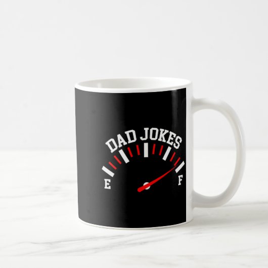 Shirt Dad Jokes Full Meter Funny Father’s Day Gift Koffiemok (Rechts)