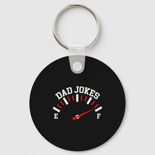 Shirt Dad Jokes Full Meter Funny Father’s Day Gift Sleutelhanger (Voorkant)