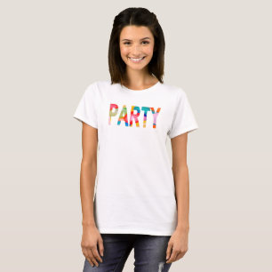 Shirt dat feest zegt