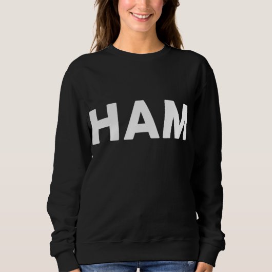 Shirt dat HAM eenvoudige Thanksgiving zegt (Voorkant)