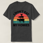 Shirt dat ik niet eet in mijn huizen Vega (Design voorkant)