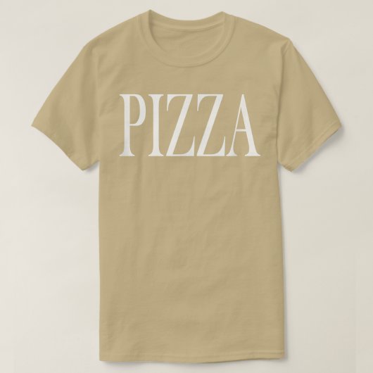 Shirt dat Pizza 29175136 zegt (Design voorkant)