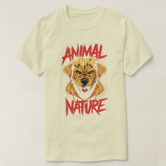 shirt Dierlijke natuur (Design voorkant)