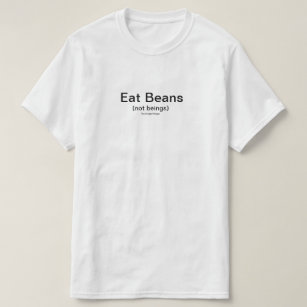 Shirt Eat Beans (wit)