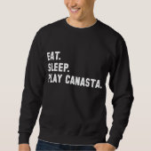 shirt "Eat, Sleep, Play Canasta" (Voorkant)