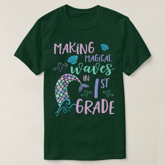 shirt eerste klas voor meisjes (Design voorkant)