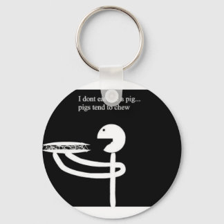 shirt eet ik niet als een varken sleutelhanger