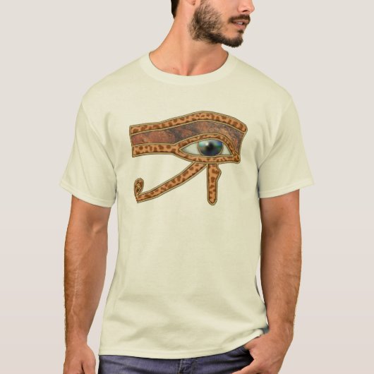 Shirt Egyptian Eye of Horus Ancient Art Designer (Voorkant)
