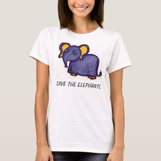 Shirt Elephants opslaan (Voorkant)