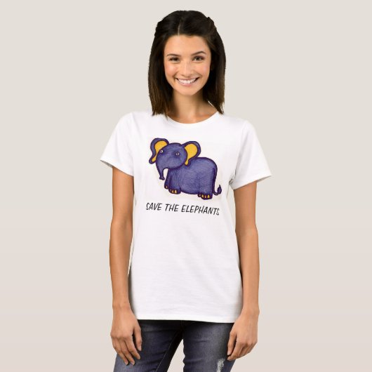 Shirt Elephants opslaan (Voorkant volledig)