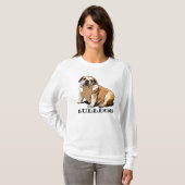Shirt Engelse Bulldog womans (Voorkant volledig)