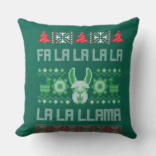 Shirt Fa La La Llama - Oegly KerstSweater Llam Kussen