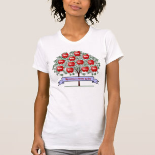 Shirt familieboom - 12 namen